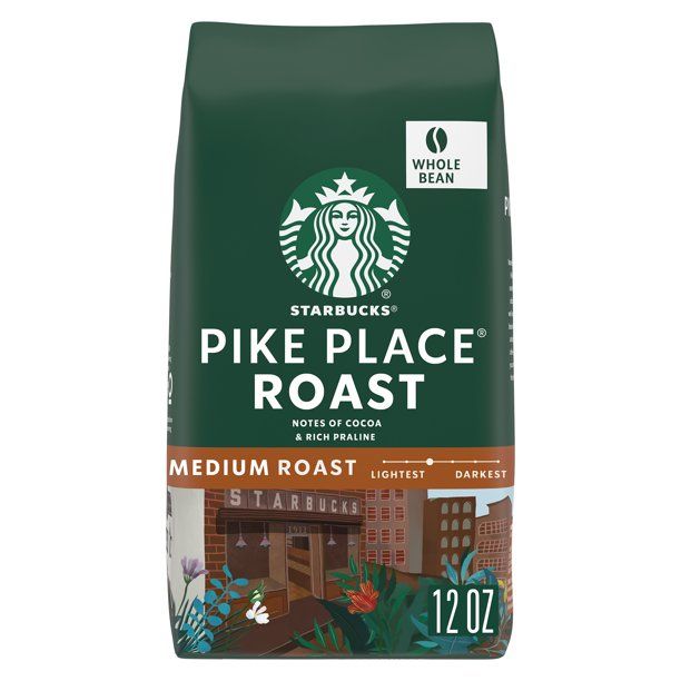 Photo 1 of **EXP DATE DEC 31,2022!!! 6pcks of Starbucks Whole Bean Coffee Medium Roast Pike Place Roast 12 Oz
