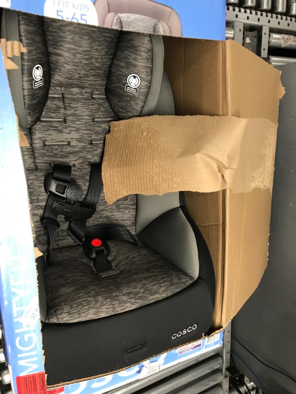 Photo 2 of Cosco Mighty Fit 65 DX Convertible Car Seat (Heather Onyx Gray)