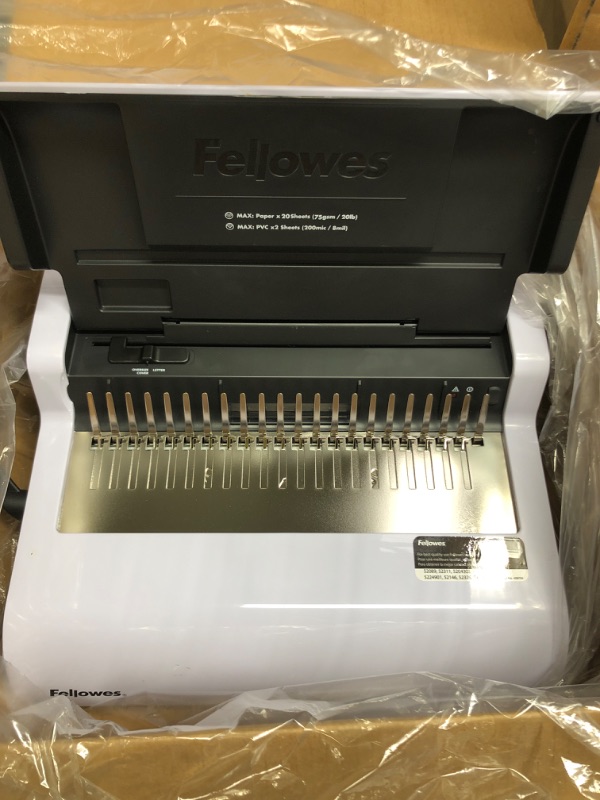 Photo 2 of *Tested* Fellowes Binding Machine Pulsar E Electric Comb Binding (5216701)