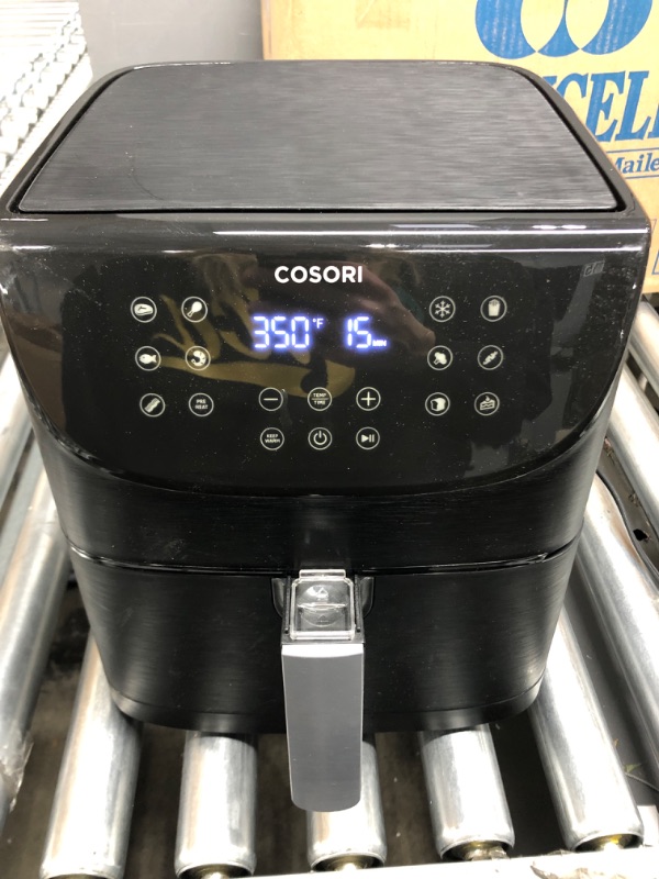 Photo 2 of *Tested-Scratched-See Photos* COSORI Pro Gen 2 Air Fryer 5.8QT, Upgraded Version with Stable Performance & Sleek New Look, 13 One Touch Functions, 100 Paper & 1100 Online Recipes, Dishwasher-Safe Detachable Square Basket, Black