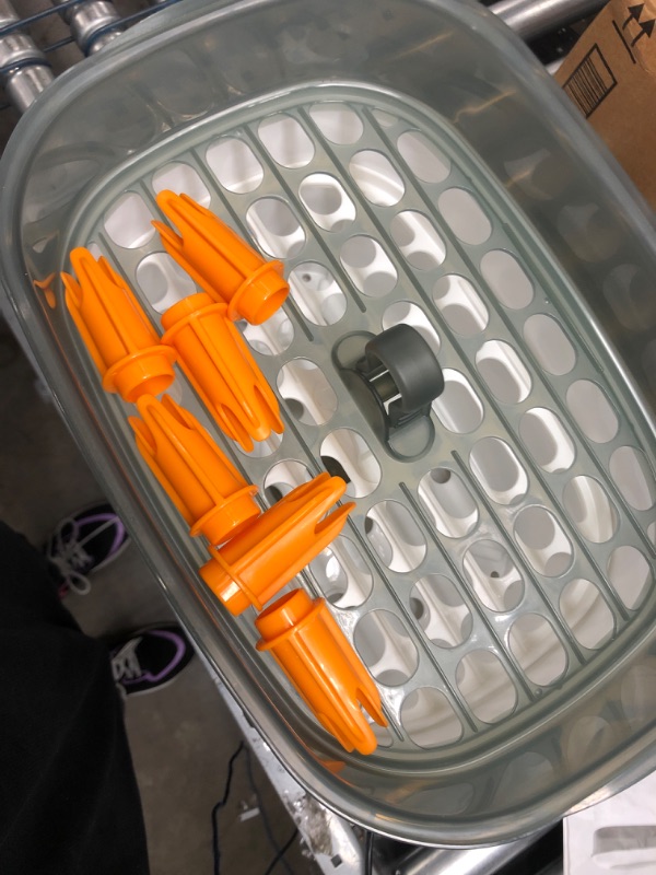 Photo 1 of *Tested* Baby Brezza 4 in 1 Baby Bottle Sterilizer Machine – Largest Capacity Electric Steam Sterilization – Pacifiers, Breast Pump Parts + Universal Sterilizing for All Bottles: Plastic, Glass, Large, Small
