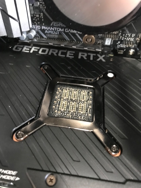 Photo 5 of PARTS ONLY NEEDS PROFESSIONAL REPAIR MISSING REAM (SEE NOTES)
Skytech Chronos Gaming PC Desktop – AMD Ryzen 7 5800X 3.8 GHz, RTX 3080, 1TB NVME Gen4 SSD, 16G DDR4 3200, 850W Gold PSU, 360mm AIO, AC Wi-Fi, Windows 10 Home 64-bit 5800X | 3080