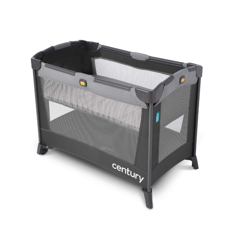 Photo 1 of CENTURY TRAVEL ON 2-IN-1 COMPACT PLAYARD WITH BASSINET, PLAYPEN WITH SHEET INCLUDED, METRO
