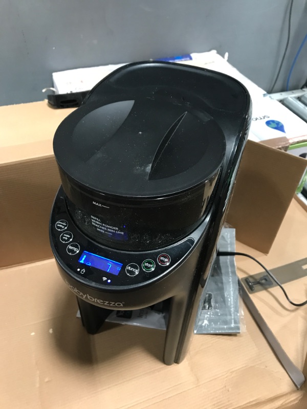 Photo 2 of Used *** Baby Brezza Formula Pro Mini Baby Formula Maker – Small Baby Formula Mixer Machine Fits Small Spaces and is Portable for Travel– Bottle Makers Makes The Perfect Bottle for Your Infant On The Go Advanced, WiFi