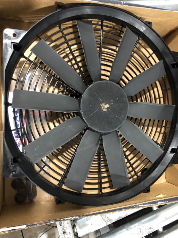 Photo 1 of Flex-a-lite 118 Black 16" LoBoy Electric Fan (puller)