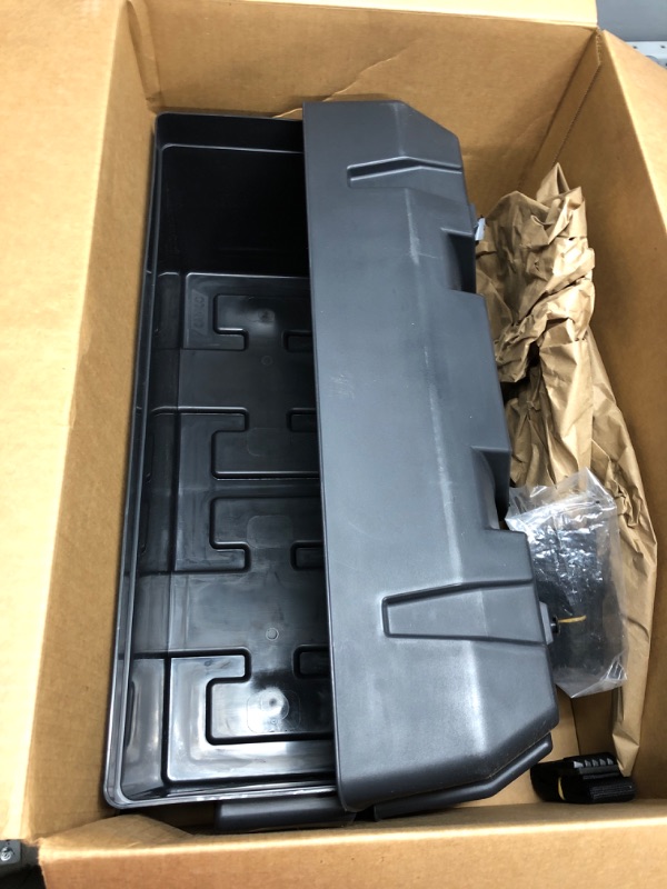 Photo 2 of Camco Heavy Duty Double Battery Box with Straps and Hardware - Group GC2 | Safely Stores RV, Automotive, and Marine Batteries | Measures Inside 21-1/2" x 7-3/8" x 11-3/16" | (55375) Frustration Free Packaging Double Battery Box