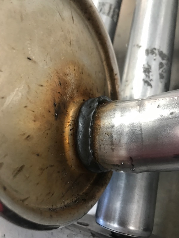 Photo 1 of 87" L. HOME-MADE-CUSTOM MUFFLER with HOME WELDED WORK; UNKNOWN MAKE/MODEL