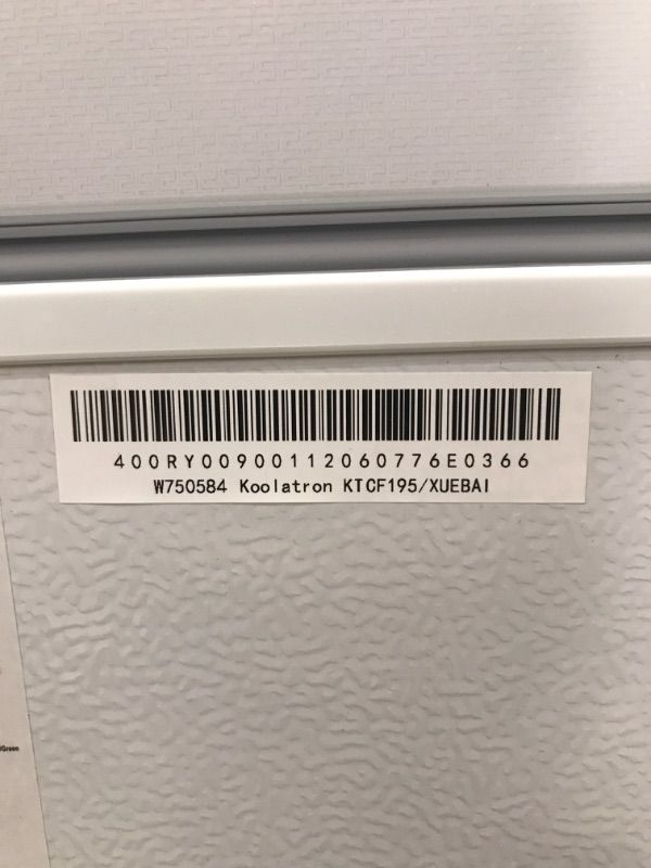 Photo 4 of **SEE NOTES**
Koolatron Large Chest Freezer, 7.0 cu ft (195L), White, Manual Defrost Deep Freeze