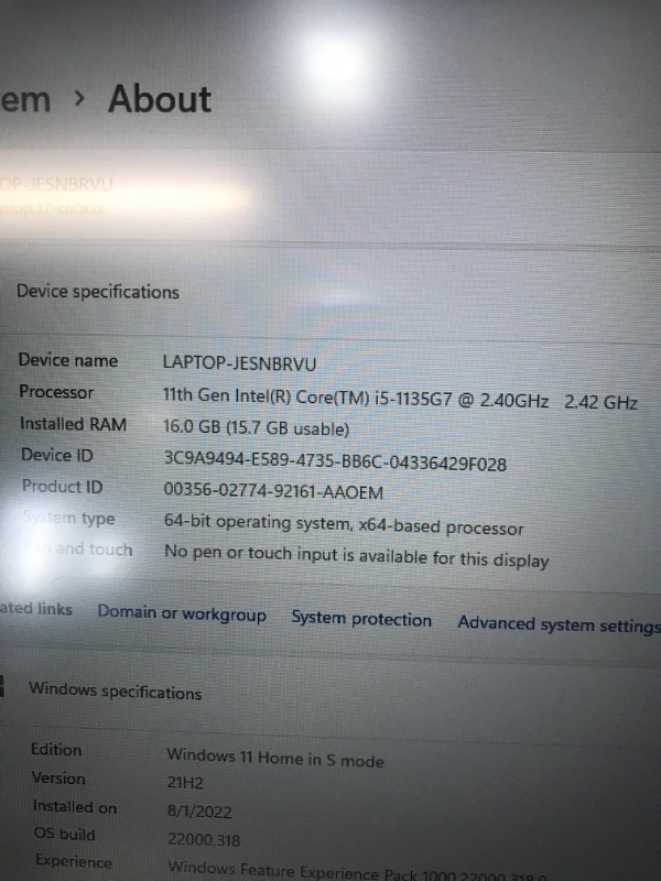 Photo 4 of HP Pavilion 17.3" FHD IPS Laptop Newest 2022, 11th Gen Intel Core i5-1135G7(up to 4.2 GHz), 16GB DDR4 RAM, 1TB PCIe SSD, Wi-Fi 5, Bluetooth, Windows 11, Silver, w/ 3in1 Accessories