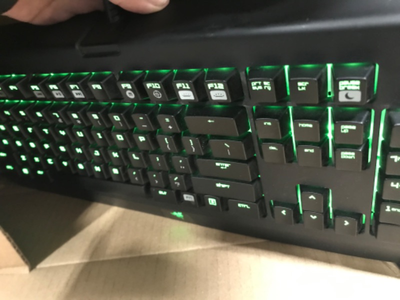 Photo 5 of Razer BlackWidow Chroma: Clicky RGB Mechanical Gaming Keyboard - 5 Macro Keys - Razer Green Mechanical Switches (Tactile and Clicky)