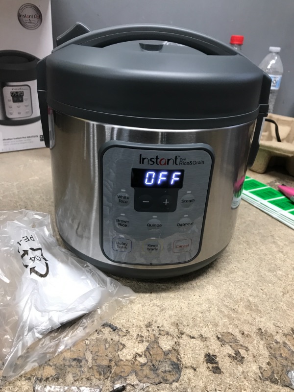 Photo 2 of *Tested* Instant Zest 8 Cup One Touch Rice Cooker, From the Makers of Instant Pot, Steamer, Cooks Rice, Grains, Quinoa and Oatmeal, No Pressure Cooking Functionality 8-Cup Zest