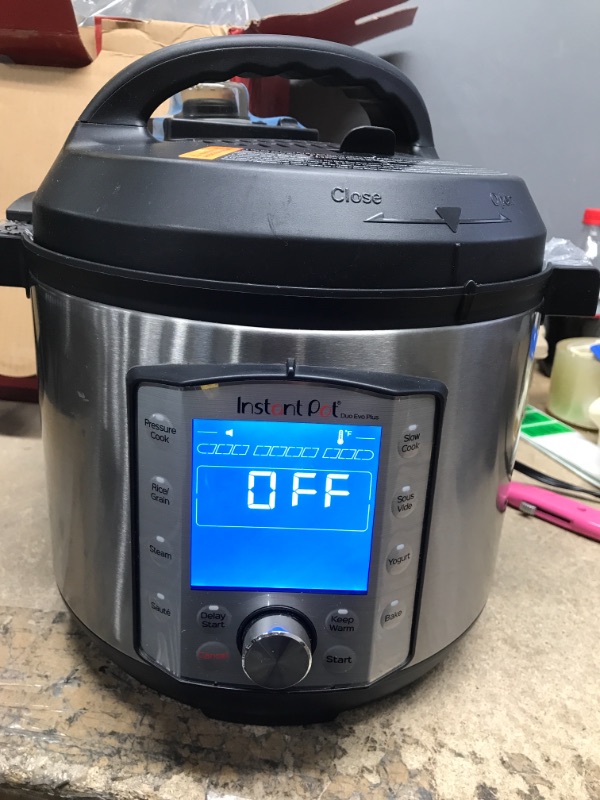 Photo 1 of *Tested* Instant Pot Duo Plus, 6-Quart Whisper Quiet 9-in-1 Electric Pressure Cooker, Slow Cooker, Rice Cooker, Steamer, Sauté, Yogurt Maker, Warmer & Sterilizer, Free App with 1900+ Recipes, Stainless Steel 6QT Duo Plus