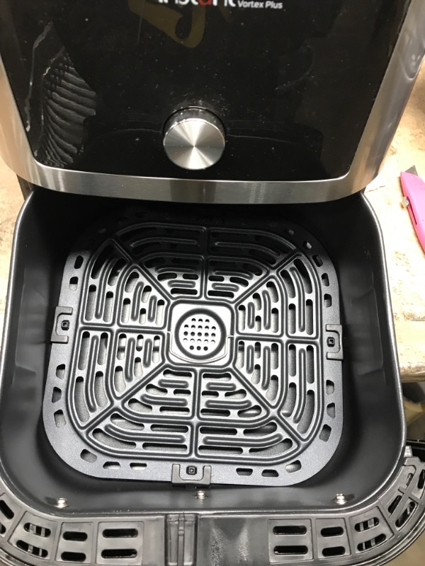 Photo 3 of *Tested* Instant Vortex Plus Air Fryer Oven, 6 Quart, From the Makers of Instant Pot, 6-in-1, Broil, Roast, Dehydrate, Bake, Non-stick and Dishwasher-Safe Basket, App With Over 100 Recipes, Stainless Steel 6QT Vortex Plus