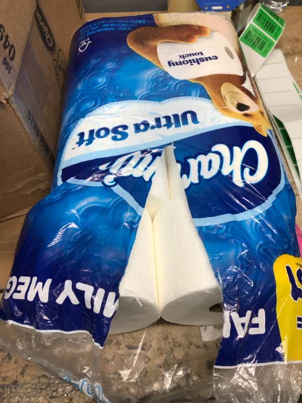 Photo 2 of *Only 6 Rolls-Ripped Packaging-See Photos* Charmin Ultra Soft Cushiony Touch Toilet Paper 6 rolls
