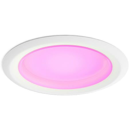 Photo 1 of Philips Hue White and Color Ambiance 4 High Lumen Recessed Downlight White
