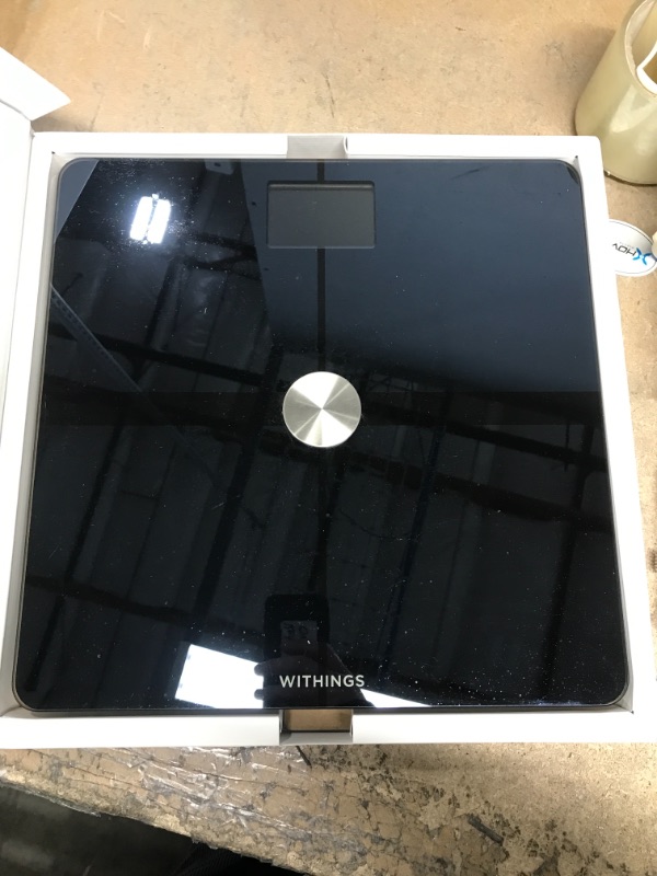 Photo 2 of Withings Body+ Smart Wi-Fi bathroom scale - Scale for Body Weight - Digital Scale and Smart Monitor Incl. Body Composition Scales with Body Fat and Weight loss management, body scale Black