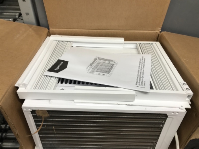 Photo 8 of *Missing Hardware* Amazon Basics Window-Mounted Air Conditioner with Mechanical Control - Cools 150 Square Feet, 5000 BTU, AC Unit