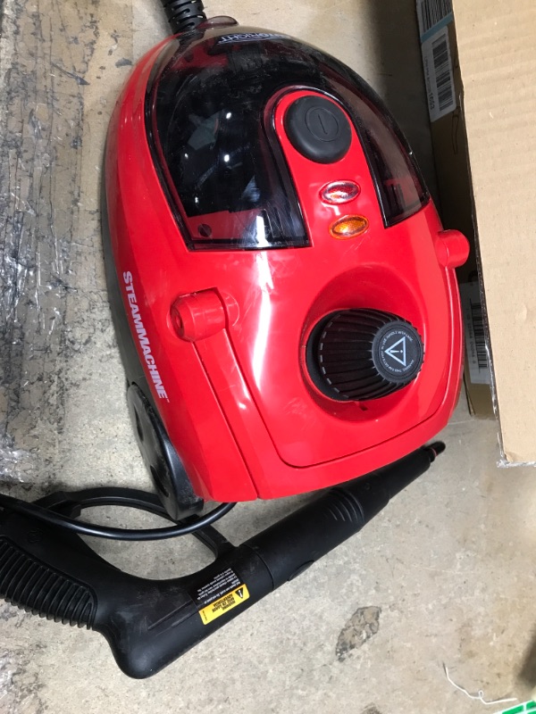 Photo 2 of *Missing Accessories-Tested* Wagner Spraytech C900054 905e AutoRight Multi-Purpose Steam Cleaner, 12 Accessories Included, Steamer, Steam Cleaners, Steamer for cleaning, Power Steamer, Red 905 Steam