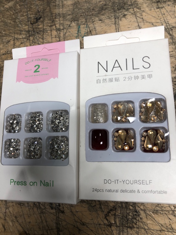 Photo 1 of SHORT PRESS ON TOENAILS BUNDLE