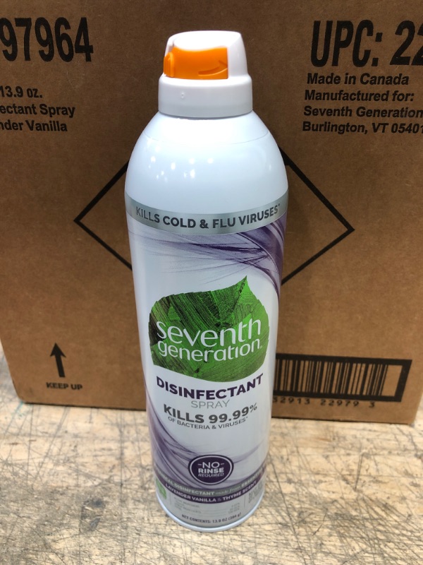 Photo 1 of 8 PACK  - Seventh Generation Air Disinfectant Lavender, 14 oz