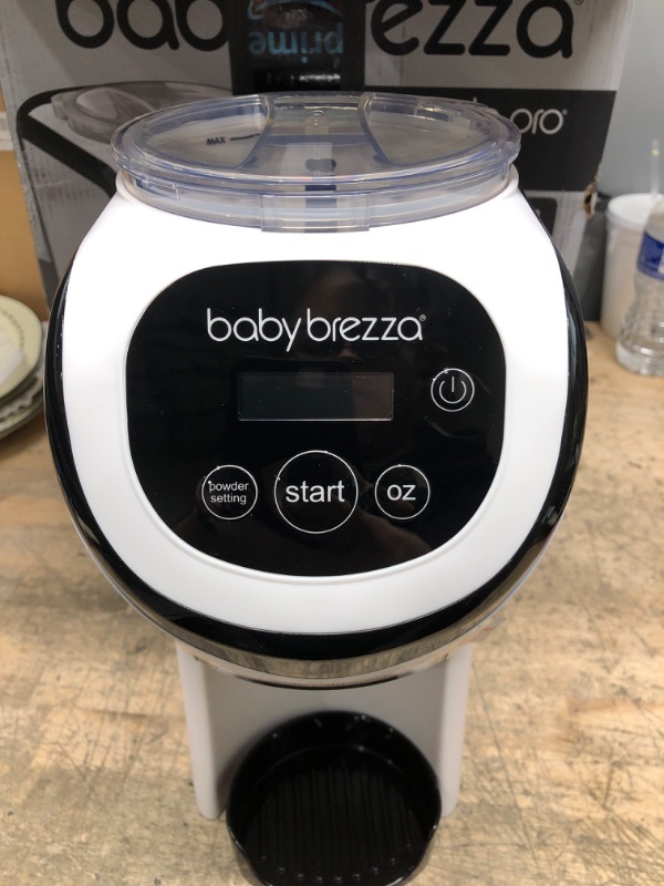 Photo 2 of *** POWERS ON *** Baby Brezza Formula Pro Mini Baby Formula Maker – Small Baby Formula Mixer Machine Fits Small Spaces and is Portable for Travel– Bottle Makers Makes The Perfect Bottle for Your Infant On The Go