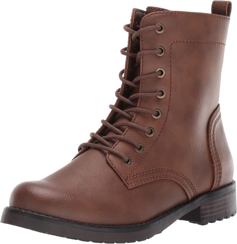 Photo 1 of Amazon Essentials Women's Lace-Up Combat Boot SIZE 10
