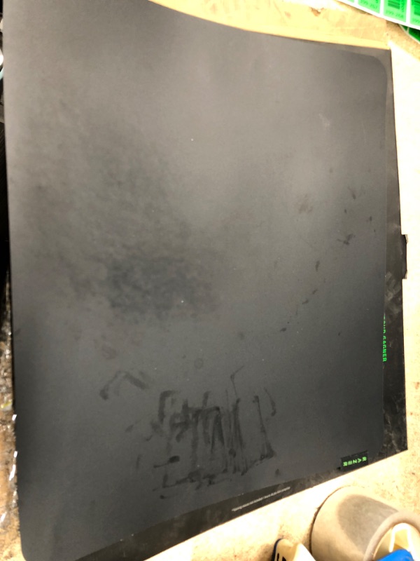 Photo 2 of Used ** Razer Sphex V3 Hard Gaming Mouse Mat: Ultra-Thin Form Factor - Tough Polycarbonate Build - Adhesive Base - Large Large Sphex V3