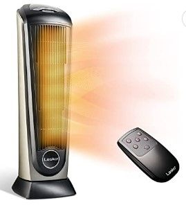 Photo 1 of Lasko Products Lasko 1500 Watt 2 Speed Ceramic Oscillating Tower Heater with Remote