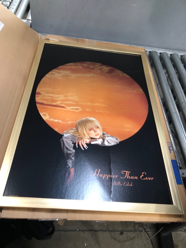 Photo 1 of 22x34'' Billie Eilish Poster Frame 