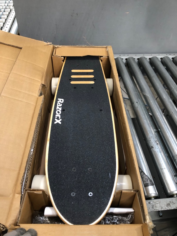 Photo 4 of ***PARTS ONLY*** RazorX Electric Skateboard Black Cruiser Skateboard Frustration-free Packaging