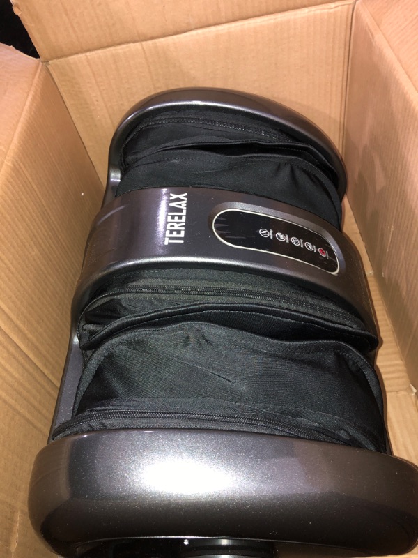 Photo 2 of Foot Massager Machine Shiatsu Foot and Calf/Leg Massager with Heat Deep Kneading Foot Pain to Improve Blood Circulation(Air-Bag Style)