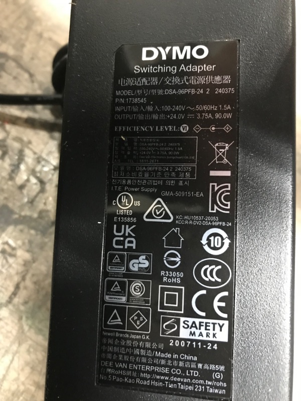 Photo 2 of DYMO 1755120 LabelWriter 4XL Thermal Label Printer 4XL Machine