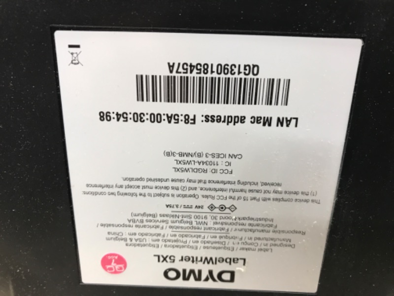 Photo 2 of *INCOMPLETE* DYMO LabelWriter 5XL Label Printer, Automatic Label Recognition, Prints Extra-Wide Shipping Labels (UPS, FedEx, USPS) from Amazon, eBay, Etsy, Poshmark, and More, Perfect for eCommerce Sellers LabelWriter 5XL Thermal Label Printers