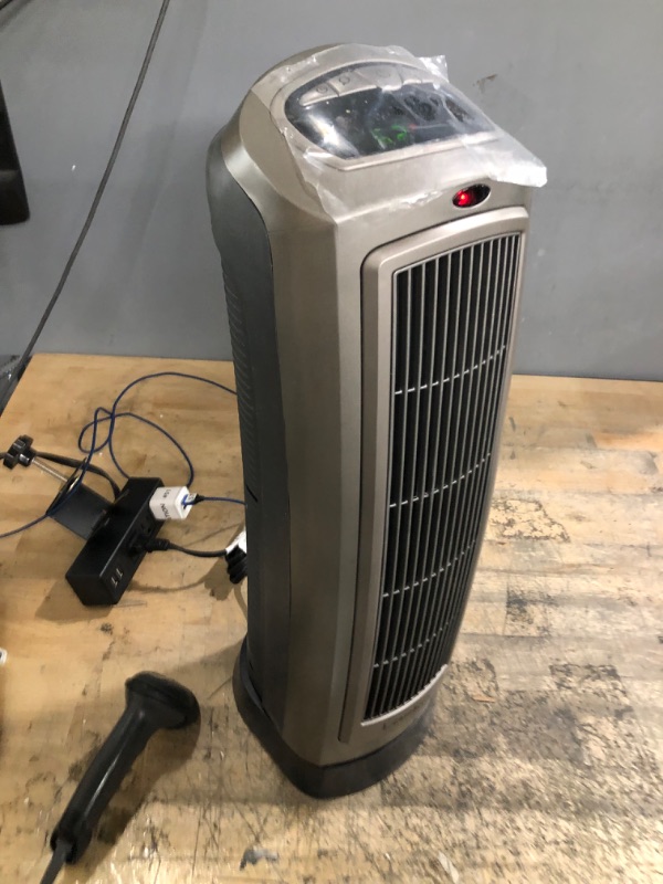 Photo 5 of Lasko 1500W Digital Ceramic Space Heater with Remote, 755320, Silver