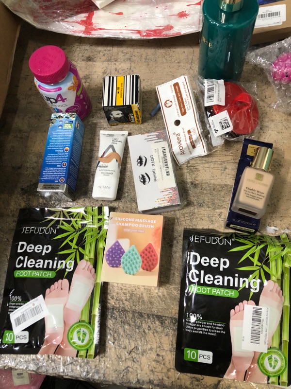 Photo 1 of 11 pack; Assorted Health and Beauty Bundle, Soap, Foundations, Vitamins, Hair Accessories items  
EXP 04/23