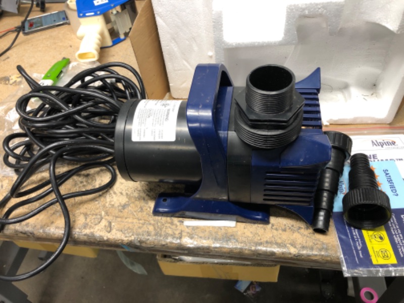 Photo 4 of Alpine Corporation 5200 GPH Cyclone Pump for Ponds, Fountains, Waterfalls, and Water Circulation