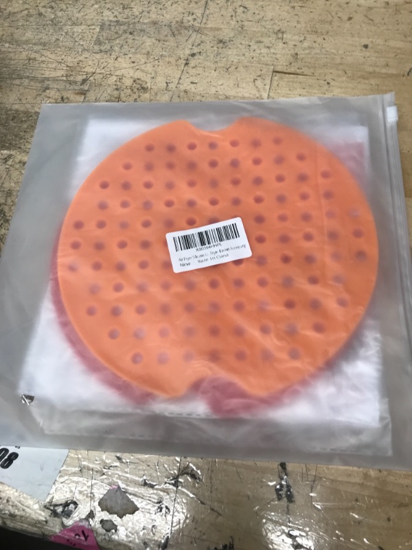 Photo 2 of 2 pcs Silicone Air Fryer Liners, Easy Clean Novel Concave And Convex Surface Design, 8'' Round Reusable Air Fryer Silicone Liners, Steamer Liner, Non-Stick Air Fryer Basket Accessory
