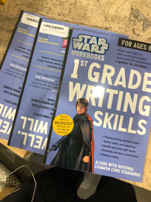 Photo 2 of 3 pack Star Wars Workbook: 1st Grade Writing Skills (Star Wars Workbooks)