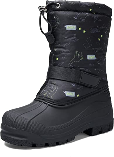 Photo 1 of K KomForme Snow Boots for Boys & Girls Warm Waterproof Slip Resistant Winter Shoes 5M