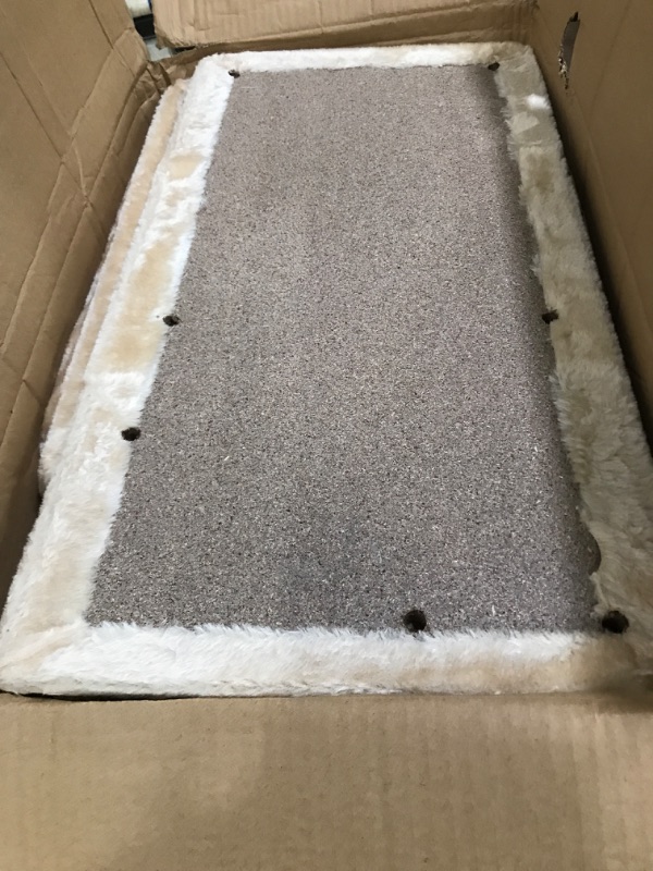 Photo 1 of Cat Tree Condo,27.5 Inches Cat Towers,Plush Perch Sisal Scratching Posts,Kitty Toys & Fluffy Balls,Indoor Kitten Activity Center Play House,Beige Cat Tower