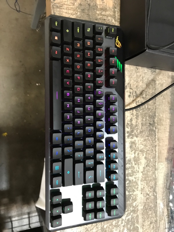 Photo 2 of ASUS ROG Claymore II Wireless Modular Gaming Mechanical Keyboard-Black & ROG Gladius III Wireless Gaming Mouse, Tri-Mode Connectivity with 2.4GHz and Bluetooth LE, Tuned 19,000 DPI Sensor ROG Claymore II (RX Red Switches) Keyboard + Gaming Mouse