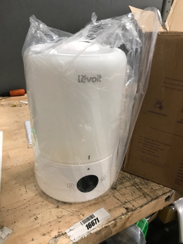 Photo 1 of **SEE NOTES**
LEVOIT Smart Cool Mist Humidifiers, 3L, White