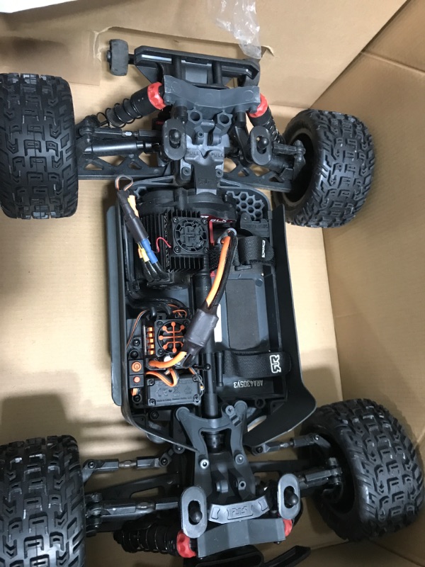 Photo 4 of ARRMA RC Truck 1/10 VORTEKS 4X4 3S BLX Stadium Truck RTR (Batteries and Charger Not Included), Purple, ARA4305V3T2