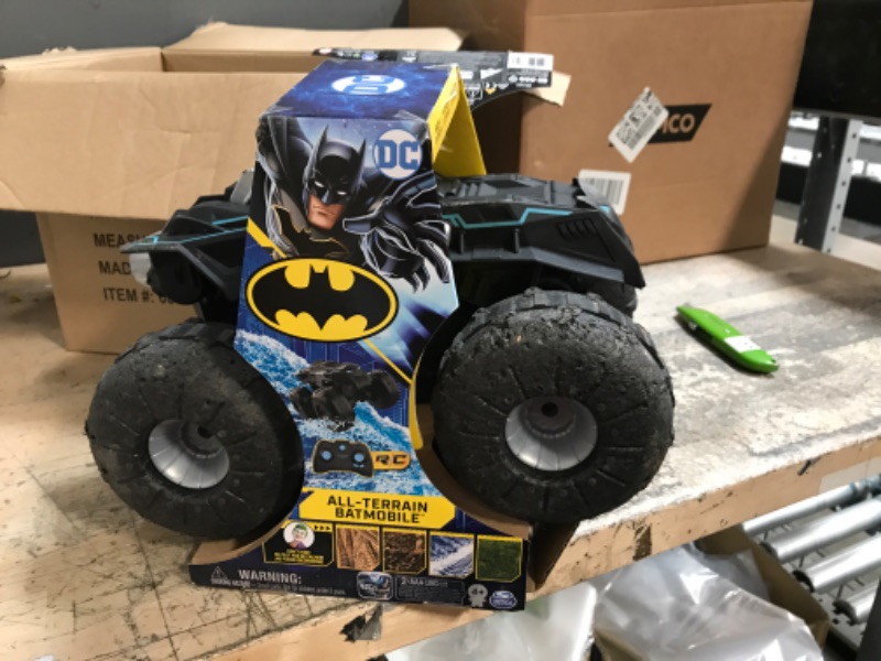 Photo 2 of DC Comics Batman, All-Terrain Batmobile Remote Control Vehicle, Water-Resistant Batman Toys for Boys Aged 4 and Up All Terrain Batmobile