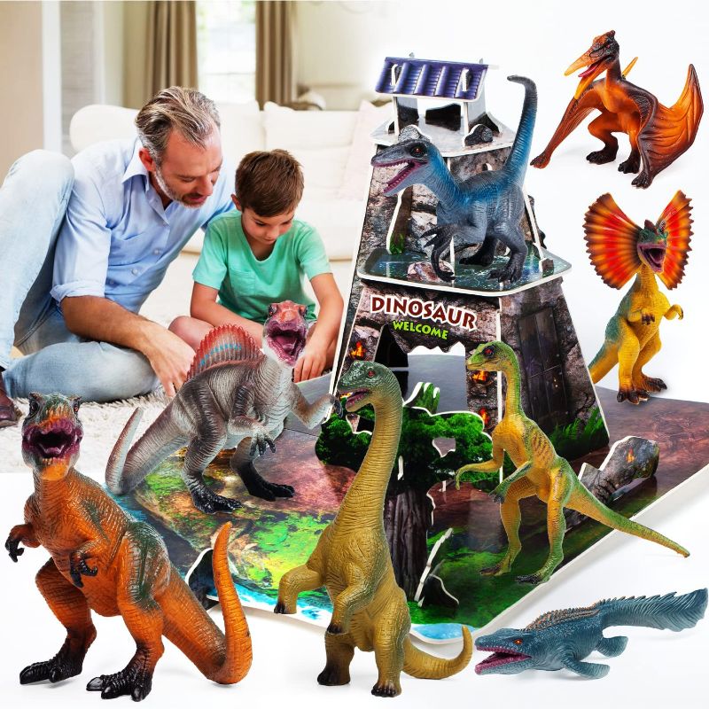 Photo 1 of CPSTOYWORLD 3D Dinosaur Toys for Kids 3-14, Realistic Dinosaur Figures and Educational Dinosaur Puzzle Set, Ideal Dinos Toys Gifts for Boys/Toddlers/Dinosaur Lovers
