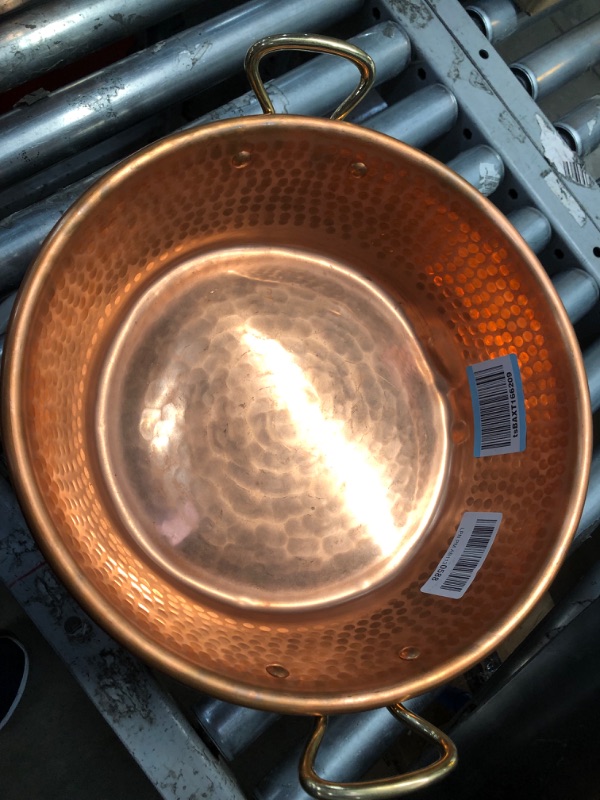 Photo 2 of 15 qt Copper Jam Pan, Bronze
