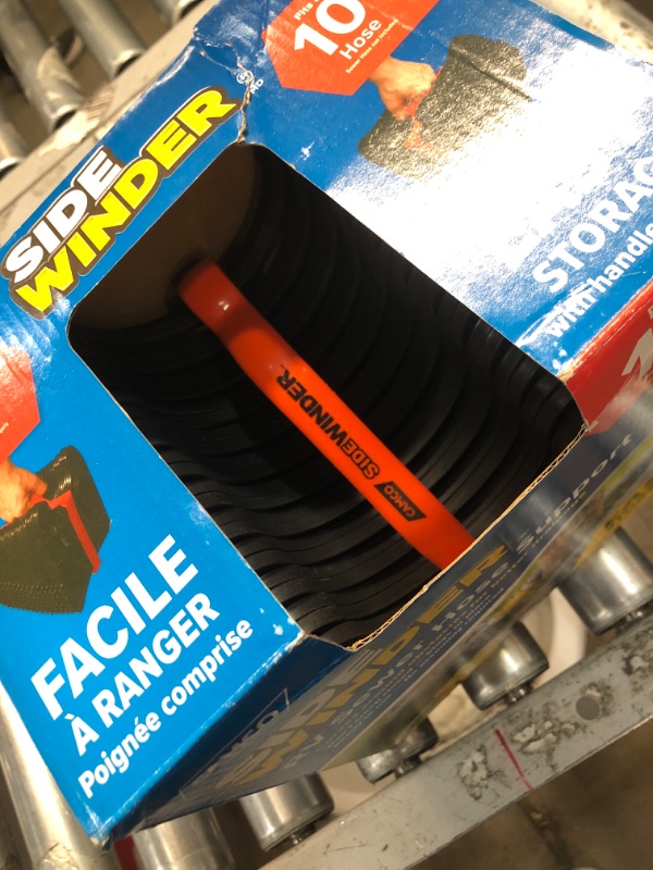 Photo 2 of Camco Sidewinder RV Sewer Hose Support | Features a Lightweight, Flexible, and Durable Frame | Curve Around Obstacles | 10 Feet, Black (43031) 10 Feet Standard Packaging Hose Support