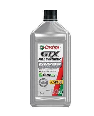 Photo 1 of 6 OF- Castrol GTX Engine Oil Full Synthetic 5W-30 1 Quart
