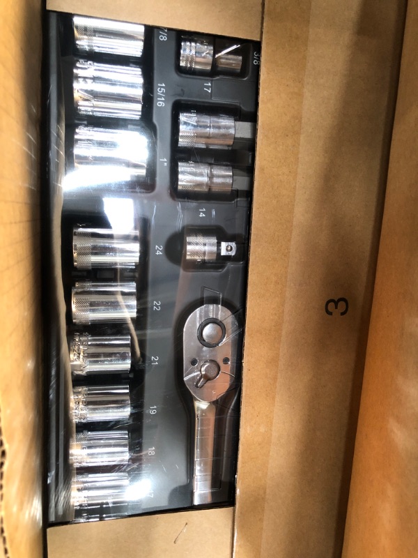 Photo 1 of Craftsman Mechanic Tool Set, 308 Pieces, Includes Ratchets, Sockets, Hex Keys and Wrenches (CMMT45938) 308 piece tool set only