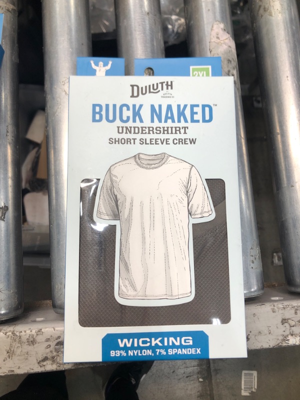 Photo 2 of Men's Go Buck Naked Performance Crew Undershirt 2XL
Color:Graphite